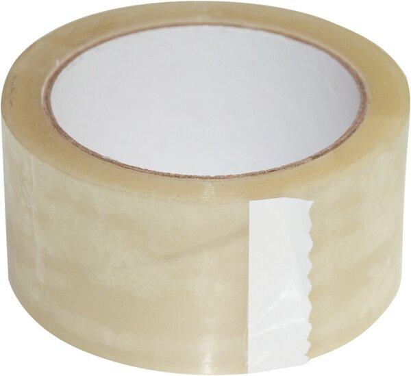 Büroring Packband, 50 mm x 66 m, transparent, PP-Folie, Abrollgeräuschen: leise, Stange à 6 Rollen (50 mm)