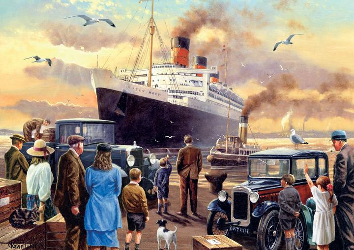Actual product image Piatnik Walsh R M S Queen Mary T (1000 pieces)