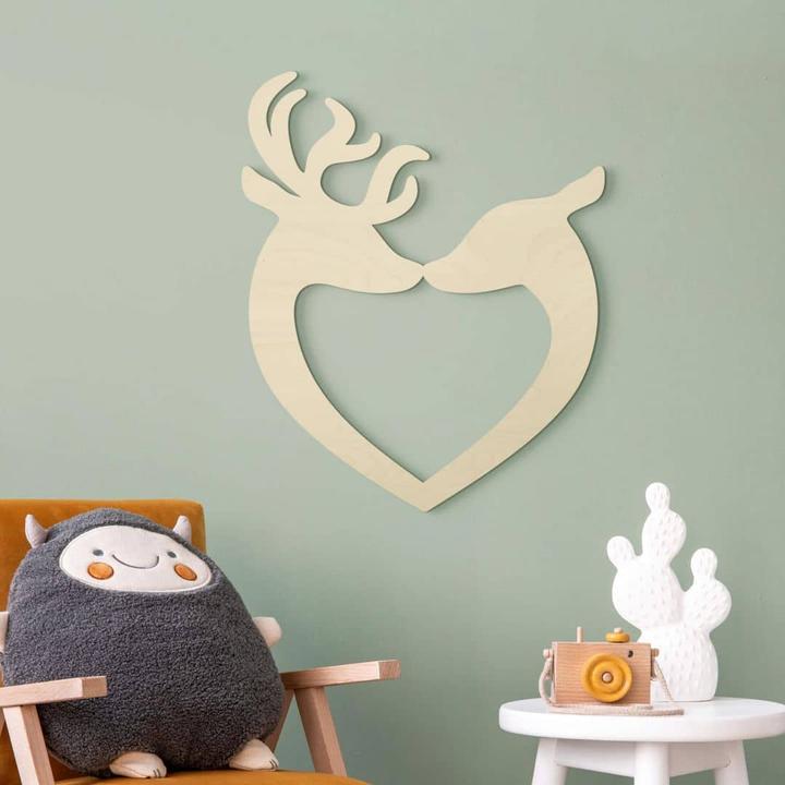 Immagine prodotto Trenddeko Cuore di cervo (25 x 30 cm)