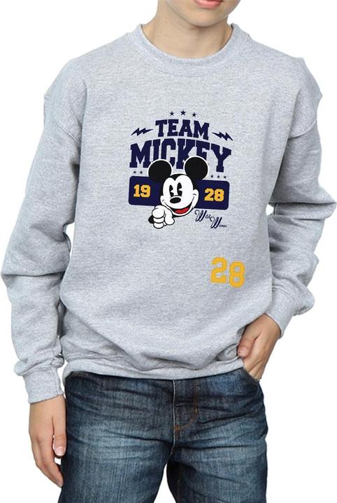 Actual product image Disney Boys Mickey Mouse Team Mickey Sweatshirt (140, 146)