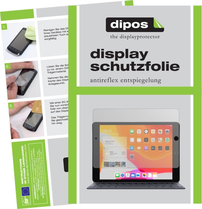 Produktbild Dipos Displayschutzfolie Antireflex (2 Stück, iPad 2019 (7. Gen))