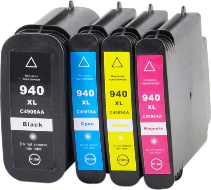 Actual product image Hermex Compatible Replacement Cartridges HP 940XL C 4907 AE Level Chip cyan 28ml (C)