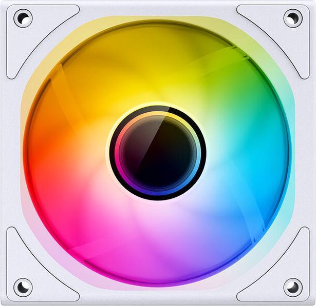 Actual product image Jonsbo ZK-120W 3in1 fan- A-RGB, white (120 mm, 3 x)