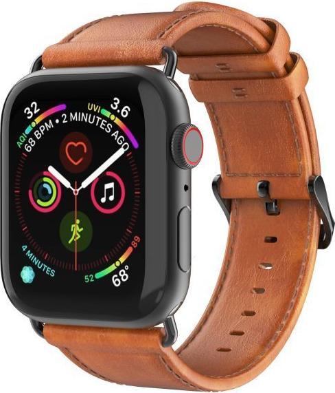 Image du produit Dux Ducis Business Series Bracelet de remplacement en cuir véritable (44 mm, 45 mm, 42 mm, Cuir véritable, Apple Watch Series 1, Apple Watch Series 2, Apple Watch Series 3, Apple Watch Series 4, Apple Watch Series 5, Apple Watch Series 6, Apple Watch Series 7, Apple Watch Series 8, Apple Watch Series 9, Apple Watch SE)