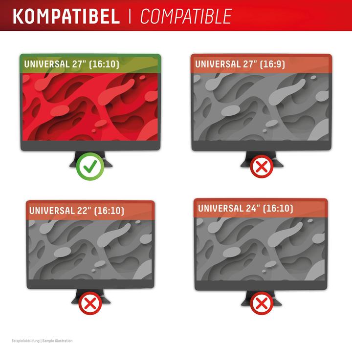 Immagine prodotto Displex Privacy Safe, Desktop Monitor Blickschutzfilter (27", 16 : 10)
