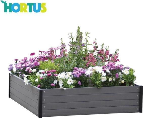 NSH Nordic Raised garden bed WPC 24 x 110 x 110 cm