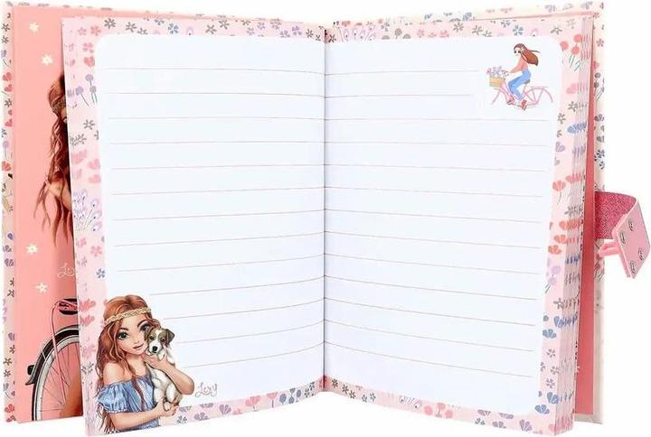 Actual product image Magni Secret code diary TOPModel VELO FLEUR (25 x 20.5 cm, Lined, Hardcover)