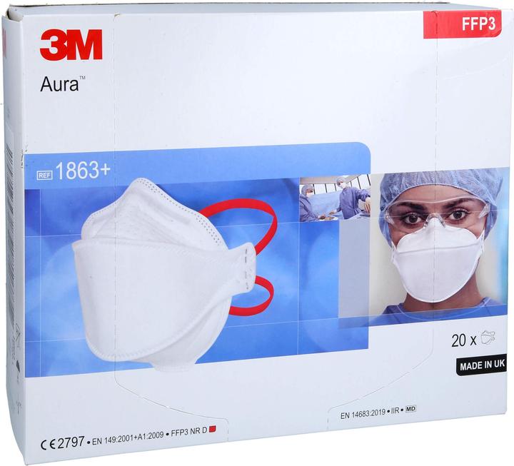 Immagine prodotto 3M Maschera respiratoria (FFP3, 20 x)