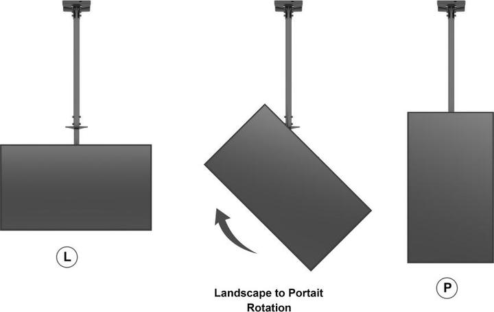 Produktbild Multibrackets Ceilingmount LBB (Wand, 84", 125 kg)