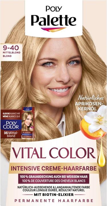 Produktbild Palette Intensive Creme-Haarfarbe (9-40 Mittelblond)