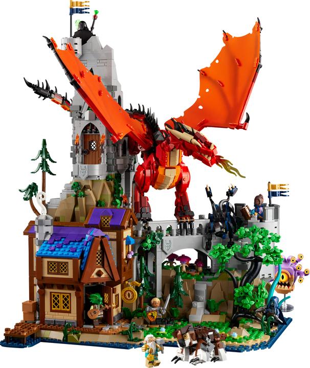 Actual product image LEGO 21348 Dungeons & Dragons: The Saga of the Red Dragon (21348, LEGO Ideas, LEGO Rare Sets)