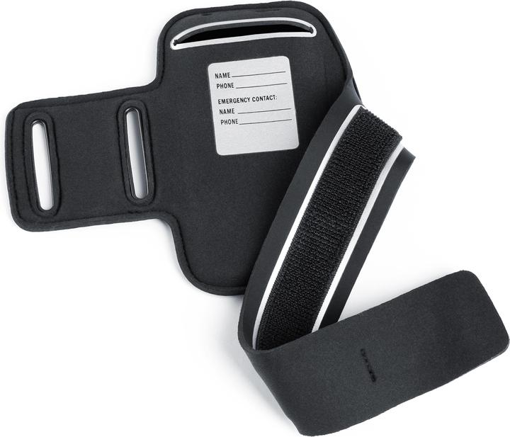 Image du produit Arendo Bracelet de fitness pour smartphone 4,7", poche pour clés, bandes réfléchissantes
