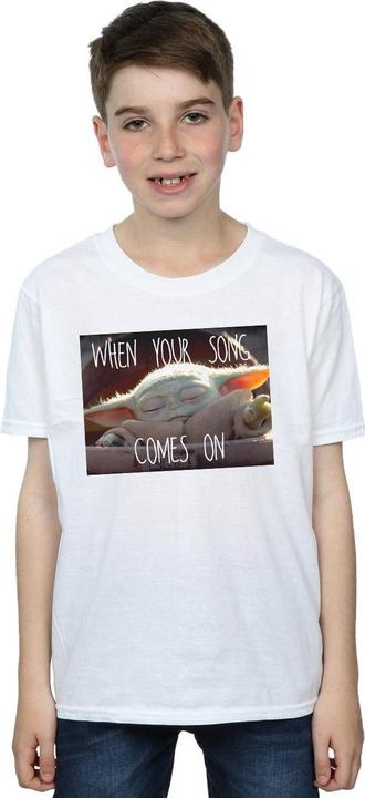 Produktbild Star Wars The Mandalorian The Child Song Meme TShirt Jungen (128)