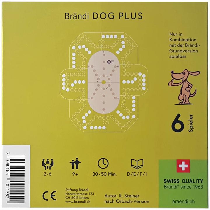 Actual product image Brändi Dog Plus 6 (German, Italian, French, English)