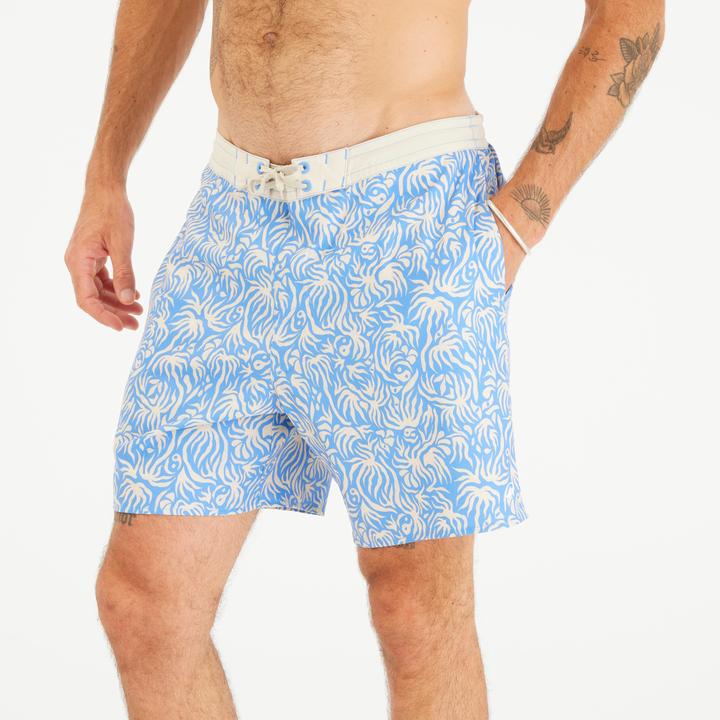 Produktbild Olaian Men’s Swim Shorts Surf 100 18” Long - Flora Blue (M)