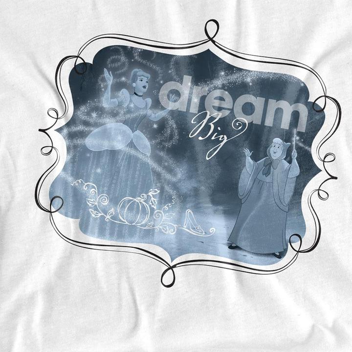 Immagine prodotto Cinderella Dream Big Maglietta Fata Madrina Adulto Unisex (XL)