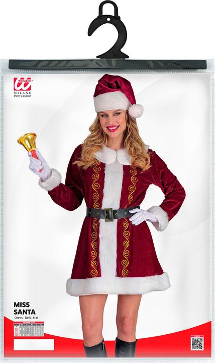 Produktbild Widmann Miss Santa Claus Kostüm für Frauen (XL)