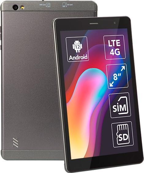 Image du produit Blow Tablette PlatinumTAB8 4G IPS 2GB/32GB ANDROID 11 quad core (4G, 8", 32 Go, Gris foncé)
