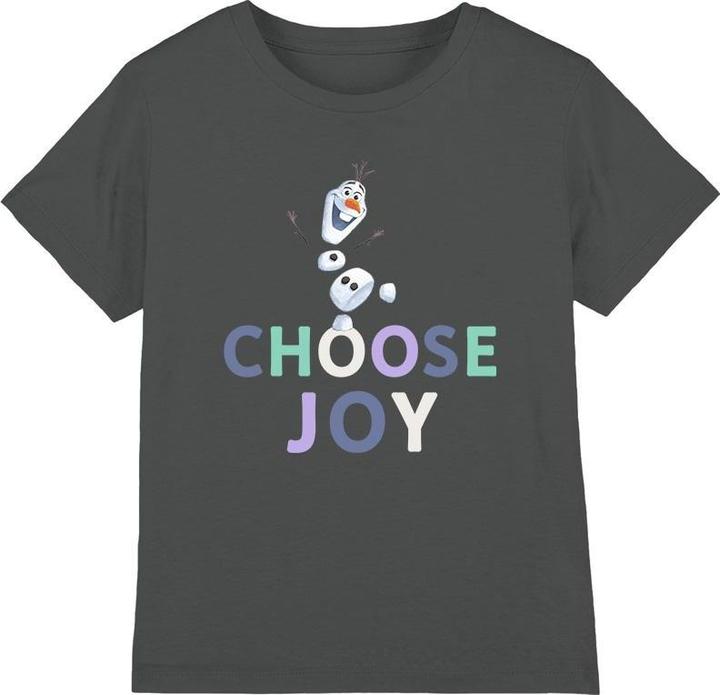 Actual product image Disney Frozen Childrens/Kids Choose Joy Olaf T-Shirt (104)