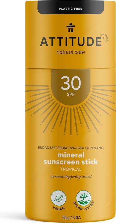 Immagine prodotto Attitude Penna tropicale (Crema solare, SPF 30, 85 ml, 120 g)