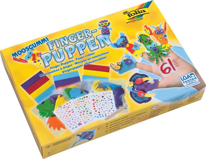 Produktbild Folia Moosgummi Fingerpuppen-Set