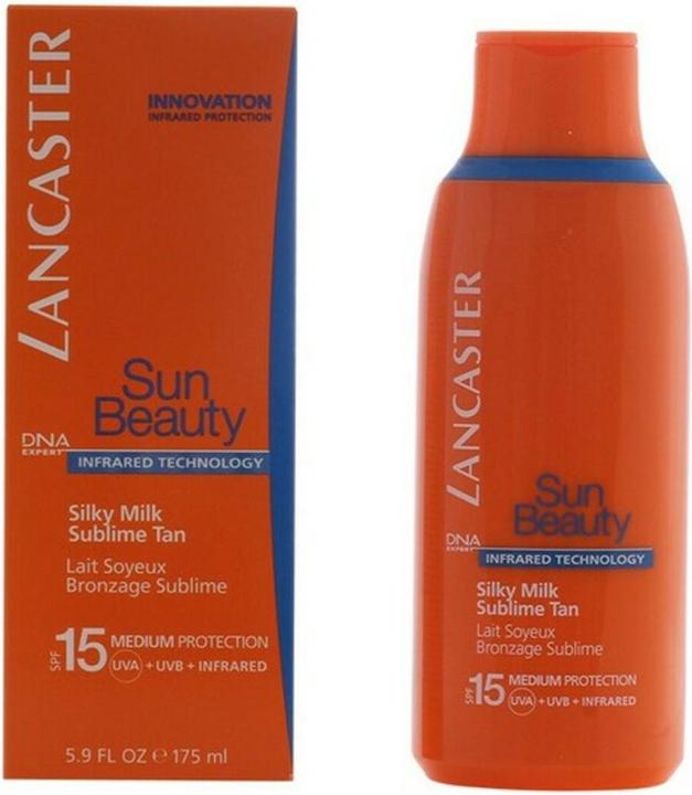 Actual product image Lancaster Sun Beauty - Jumbo Body Silky Milk Sublime Tan (Suntan cream, SPF 15, 400 ml, 440 g)