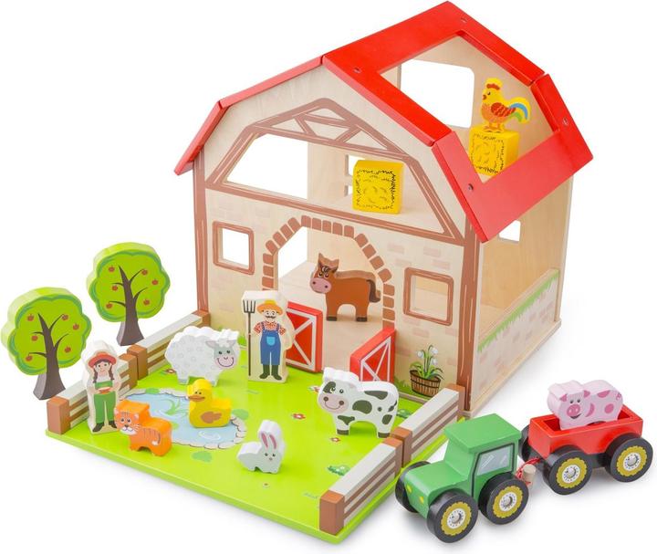 Immagine prodotto New Classic Toys Set di giochi in legno da fattoria