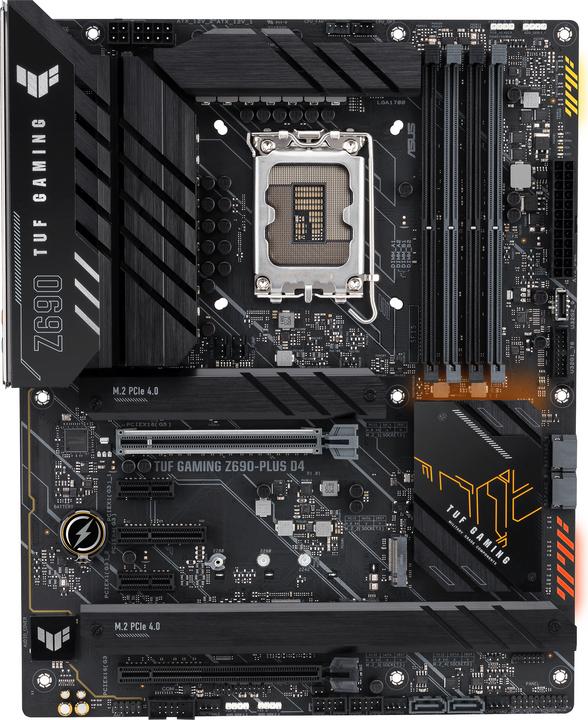 Produktbild ASUS TUF Gaming Z690-Plus D4 (LGA 1700, Intel Z690H, ATX)