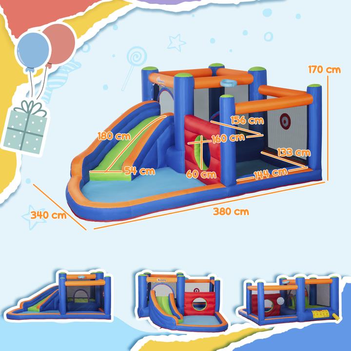 Actual product image Outsunny Bouncy castle with blower
