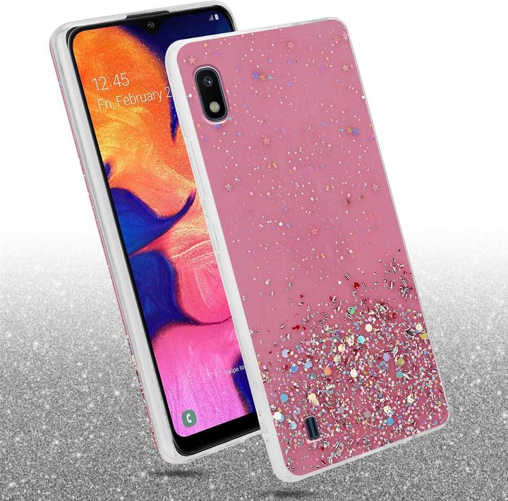 Image du produit Cadorabo Couverture TPU paillettes scintillantes (HTC One M10, Samsung Galaxy A10)