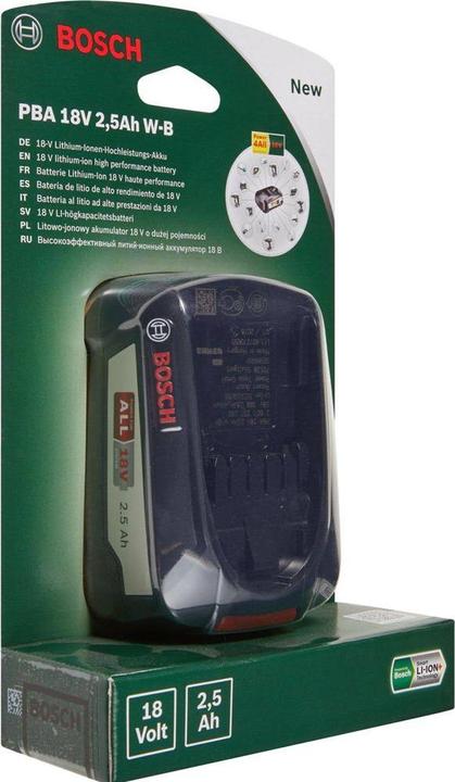 Productafbeelding Bosch Home & Garden Accupack PBA 18V Lithium-Ion (18 V)