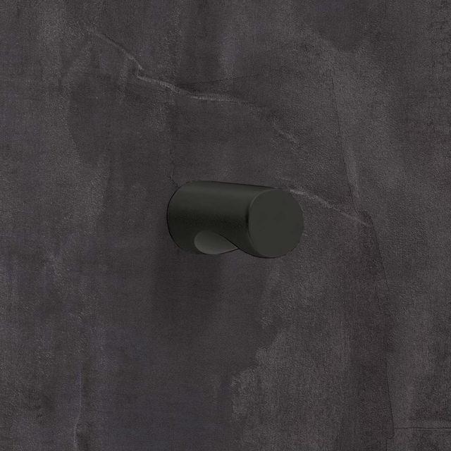 Actual product image Hettich Knopf Almus, H 23mm, Schwarz matt