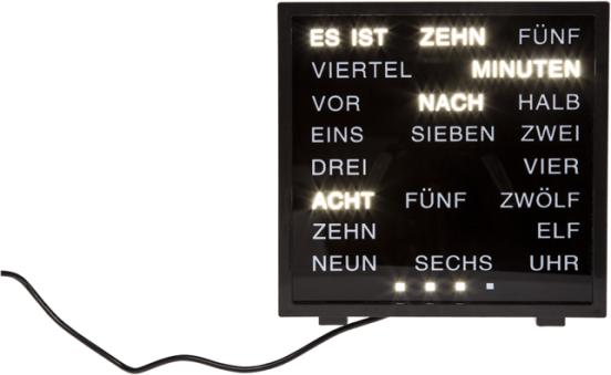Produktbild Ootb Uhr mit deutscher Wort-Anzeige