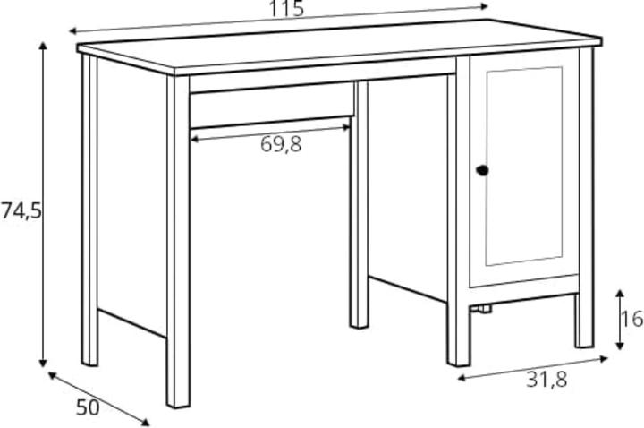 Actual product image Konsimo Farge (115 x 74.5 x 50 cm)