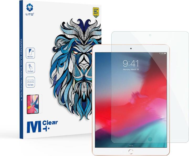 Immagine prodotto Lito iPad Air 3 10.5/Pro 2 10.5 vetro blindato - Trasparente (1 Pezzo/i, iPad Pro 10.5 2017 (1. Gen))