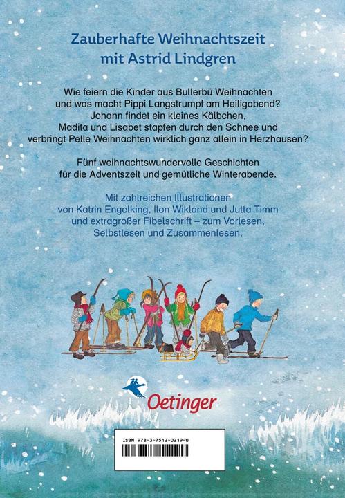 Image du produit Weihnachten mit Pippi, Madita und Pelle (Allemand, Astrid Lindgren, Katrin Angel King, Ilon Wikland, 2022)