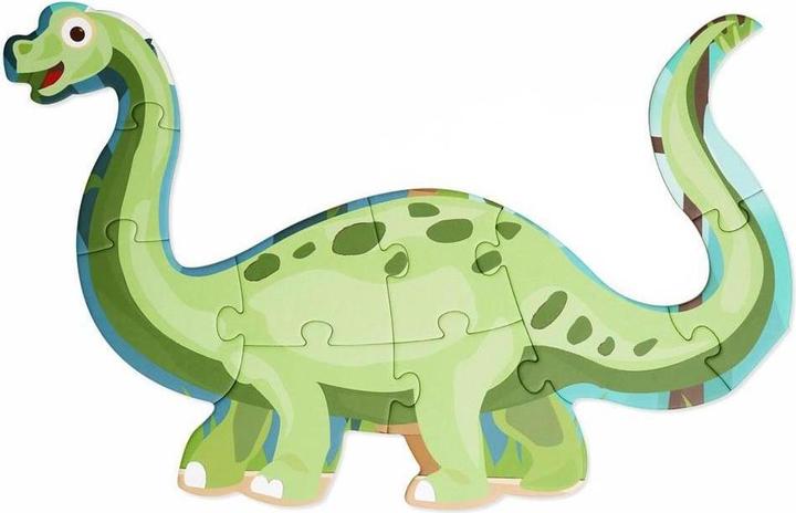 Productafbeelding Scratch 2in1 Vloer Puzzel Dino (80 onderdelen)