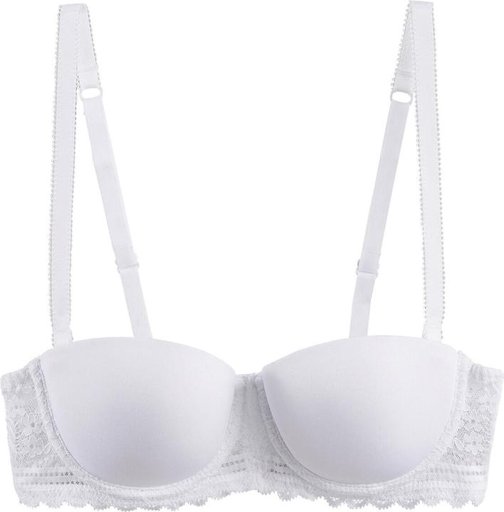 La Redoute Collections Spitzen-BH in Bandeau-Form aus recyceltem Material