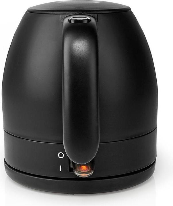 Actual product image Nedis Kettle - 360° rotating base - Boil-dry protection - Water level indicator - Safety deck (1 l, EU plug)