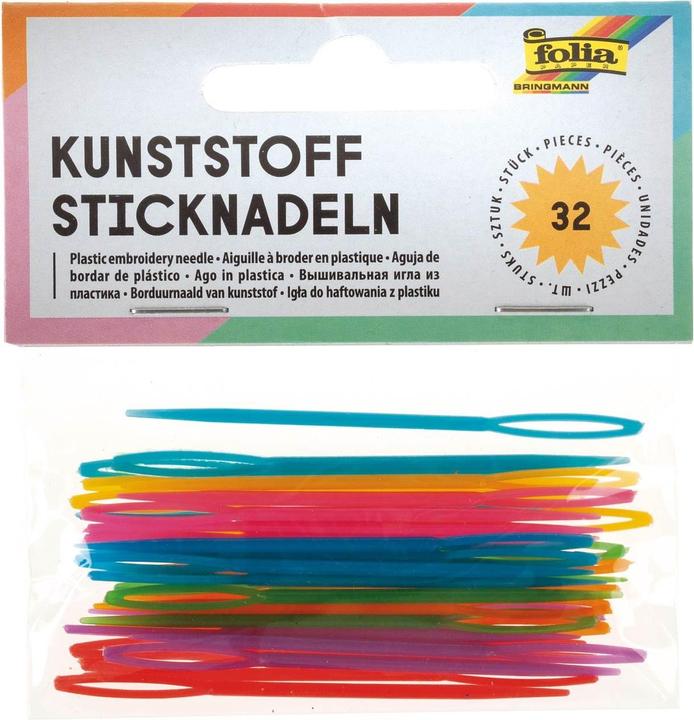 Actual product image Folia Embroidery needles ass.32pcs.