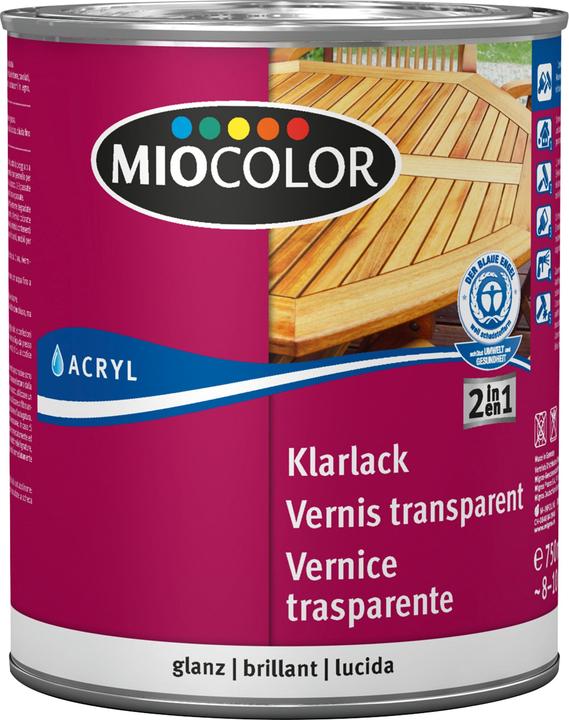 Actual product image Miocolor Acrylic clear lacquer (Colorless, 0.75 l)