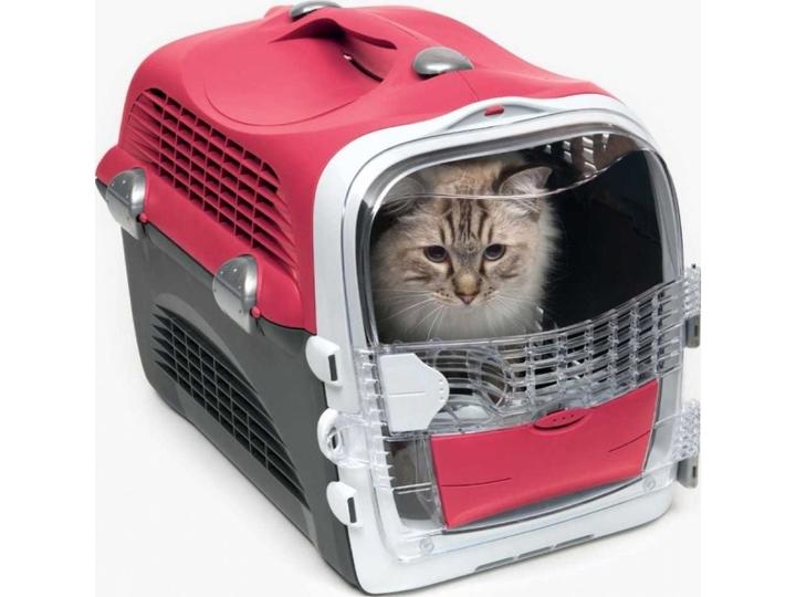Produktbild Catit Transporter Design Cabrio, rot (Katze, Hund, Reflektoren, Abschliessbar)