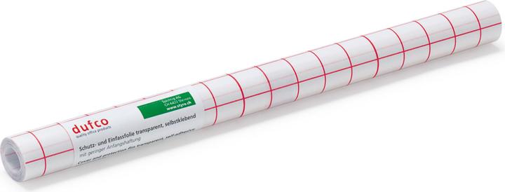 Immagine prodotto Dufco Pellicola protettiva e di bordatura trasparente lucida, autoadesiva (90 g/m², 1 x)
