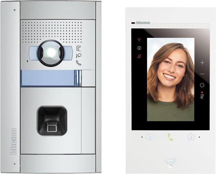 Produktbild Bticino Flex ONE-Set Classe 300EOS with Netatmo & Sfera Allmetal inkl. ekey-Fingerprint, smarte Wi-F