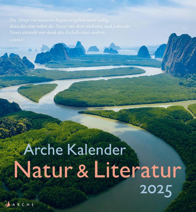 Actual product image Calendar Nature & Literature 2025 (Hardcover, German)