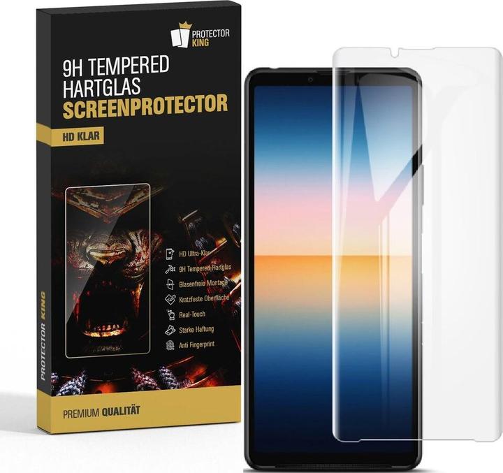 Actual product image Protectorking 3x real tempered 9H armoured glass 3D CLEAR (1 Piece, Sony Xperia 10 III)