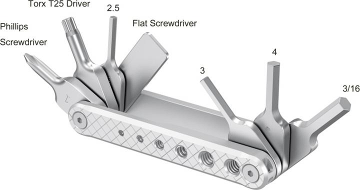 Actual product image SmallRig Folding Tool Set with Screwdrivers and Wrenches - 2213 (Various video accessories)