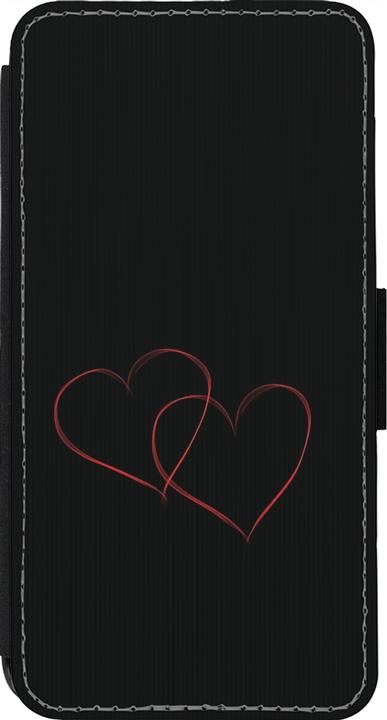 Image du produit PhoneLook Coque Wallet noir Valentine 2023 attached heart (Apple iPhone 13 Pro)