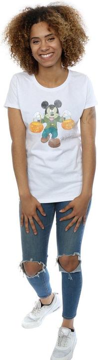 Actual product image Disney Womens/Ladies Frankenstein Mickey Mouse Cotton T-Shirt (XL)