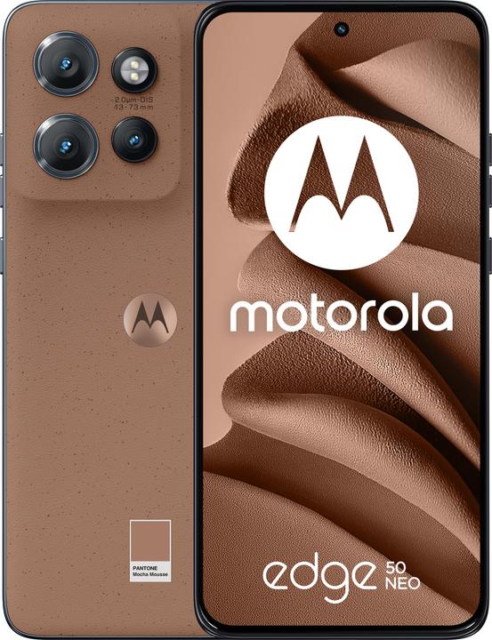 Image du produit Motorola Edge 50 Neo (512 Go, PANTONE Mocha Mousse, 6.36", Double SIM, 50 Mpx, 5G)